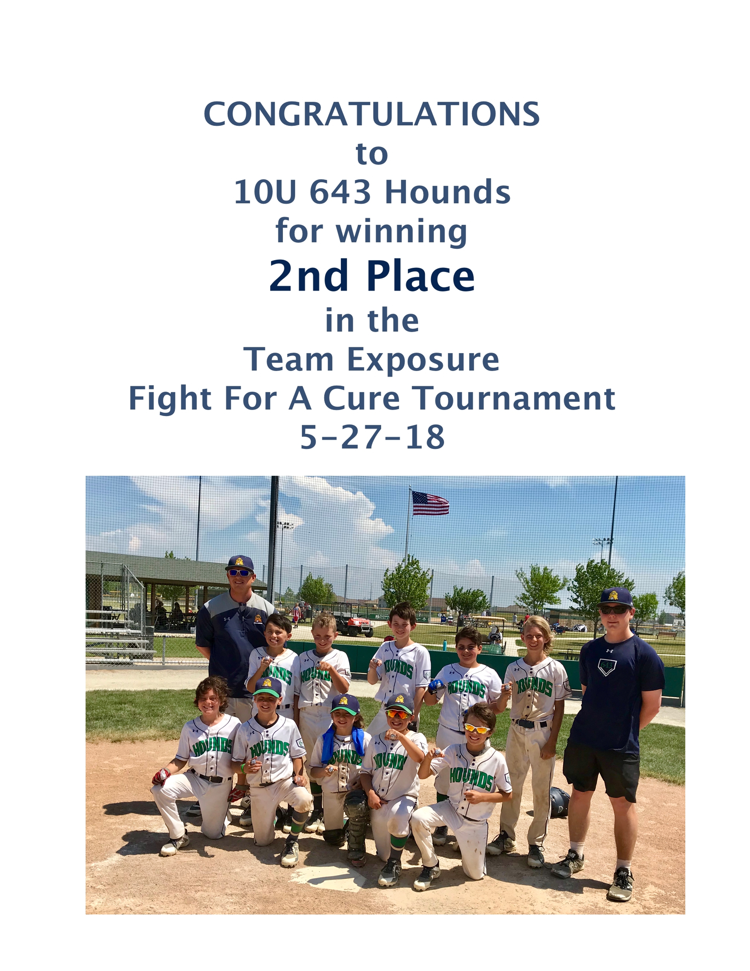 Hounds Wins 643 Baseball