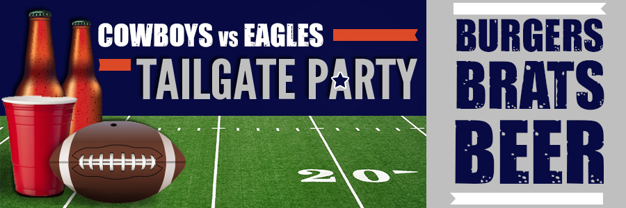 10/10/21 Dallas Cowboys Tailgate Party Eagles vs Cowboys Presented by Star  Sports Tours 