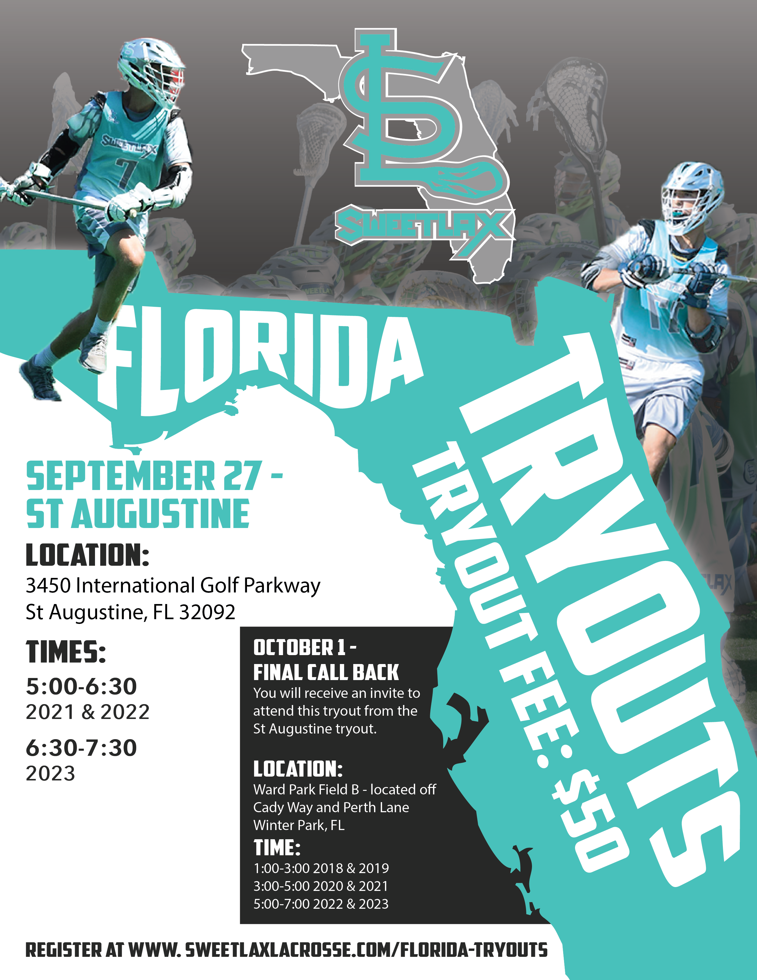 Sweetlax Florida Tryouts St Augustine