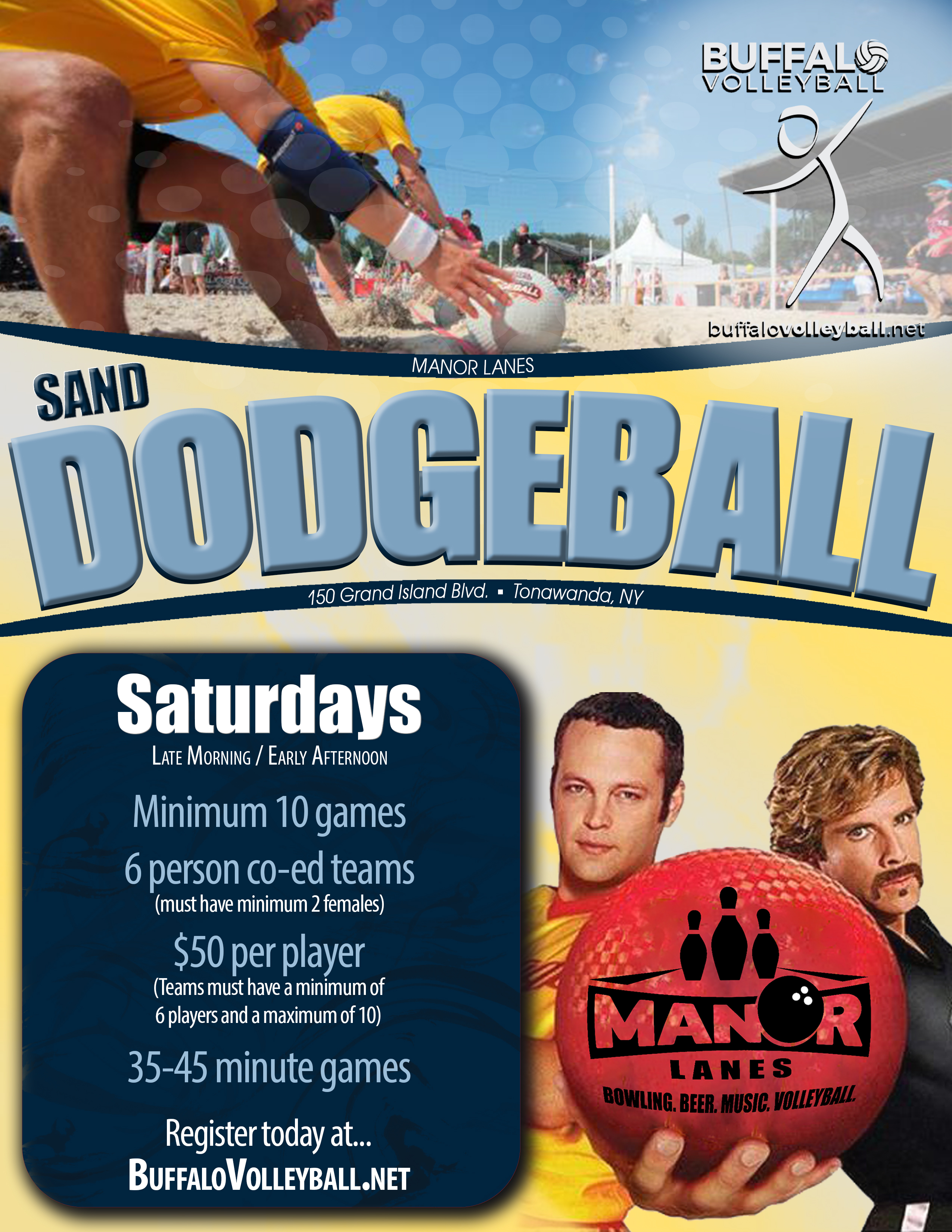 Buffalo Volleyball Sand Court Volleyball