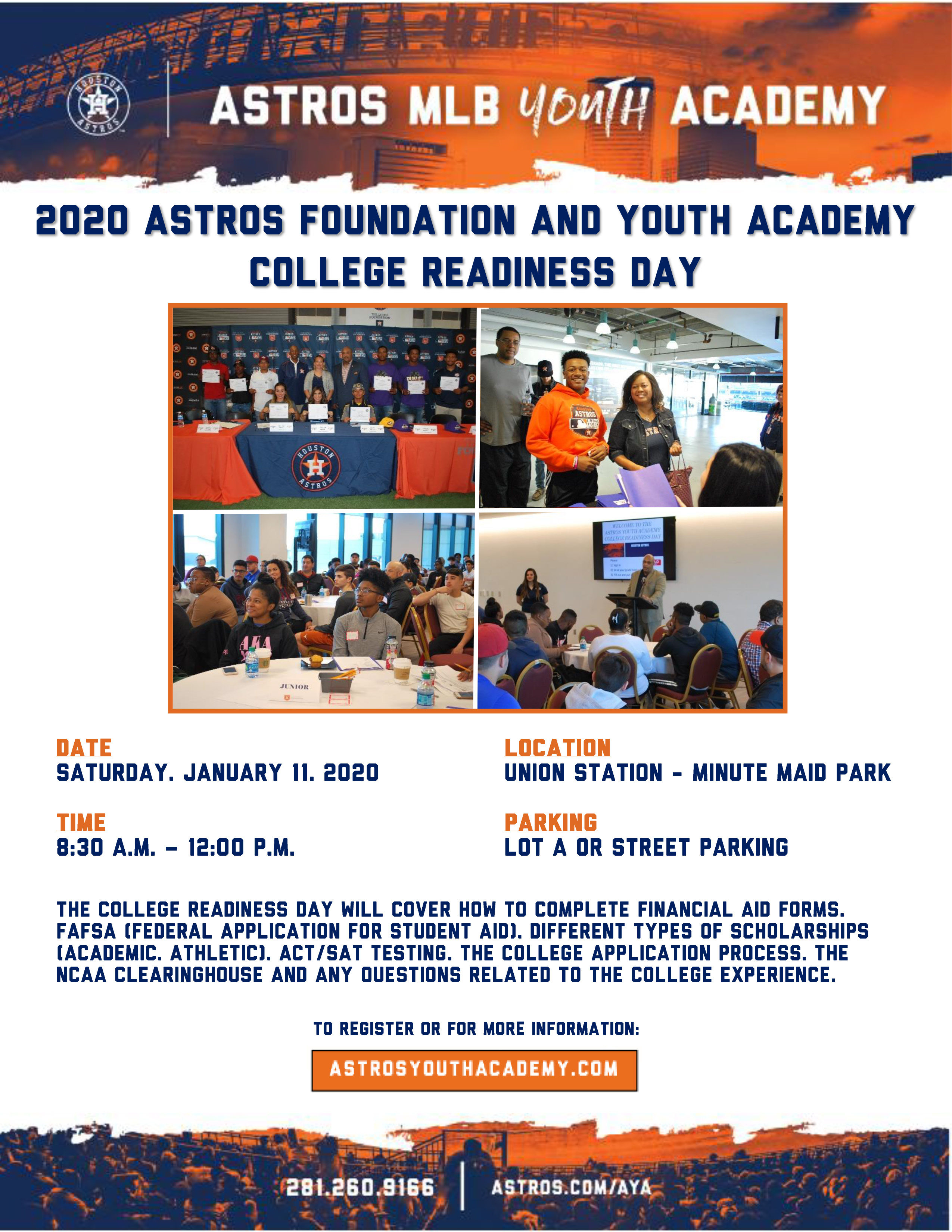 Fall OPEN Evening Instruction (2nd-12th Grade) - 9/11 - 10/5 : Houston  Astros Youth Academy (AYA)