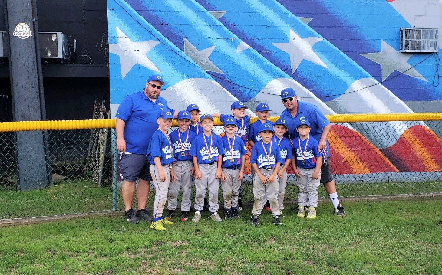 2018 James McElroy Tournament runner ups Pee Wee division.