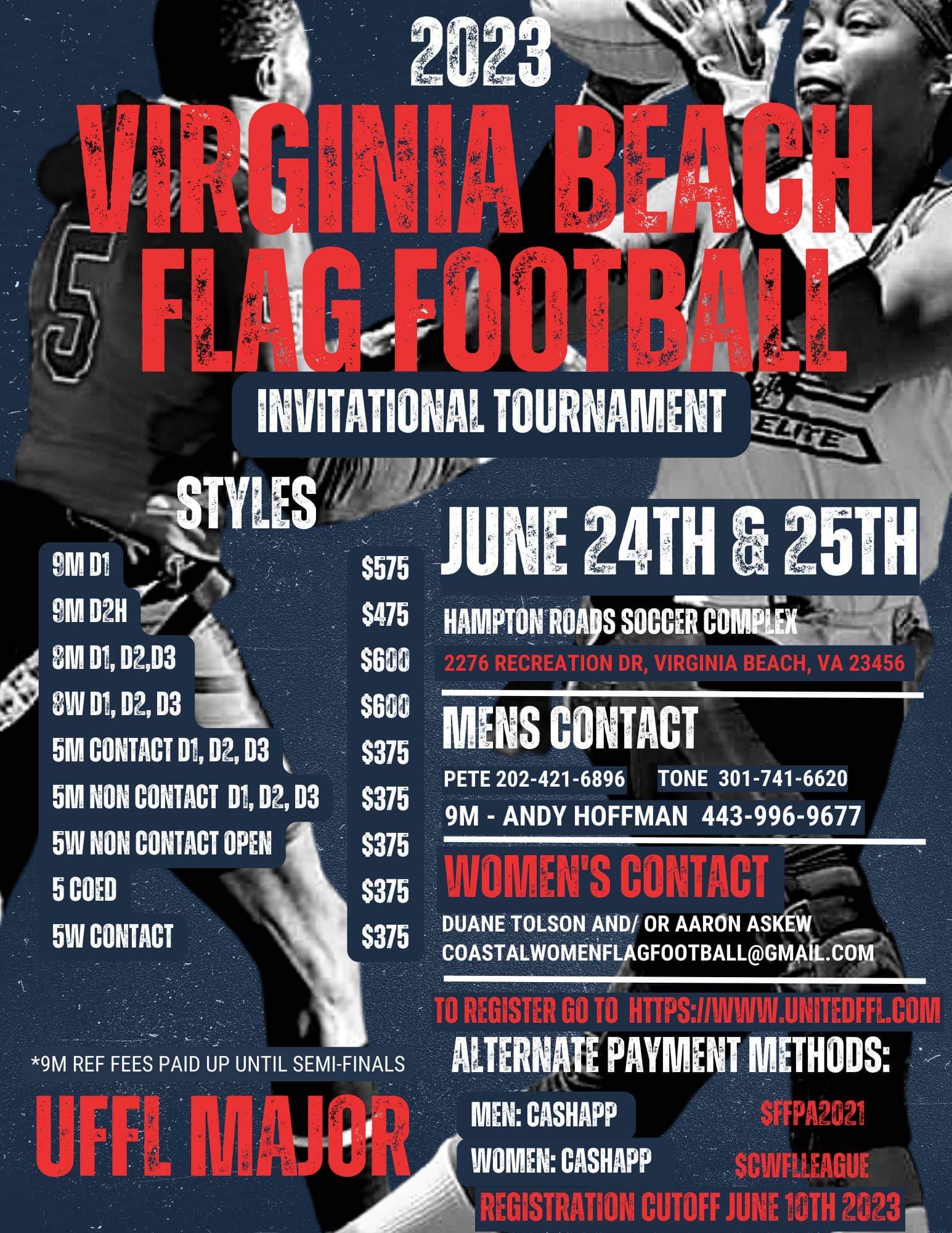 Coastal Womens Flag Football League