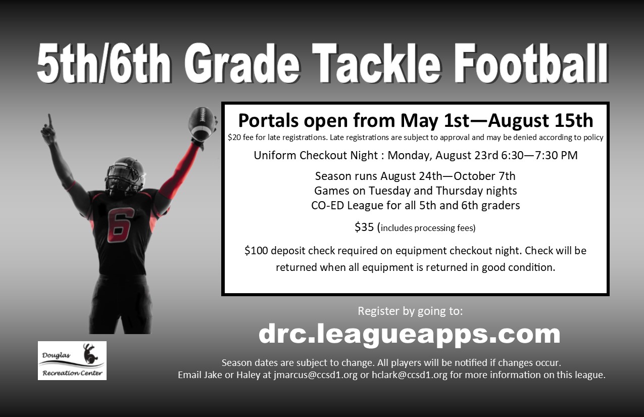 2020 Tackle Registration