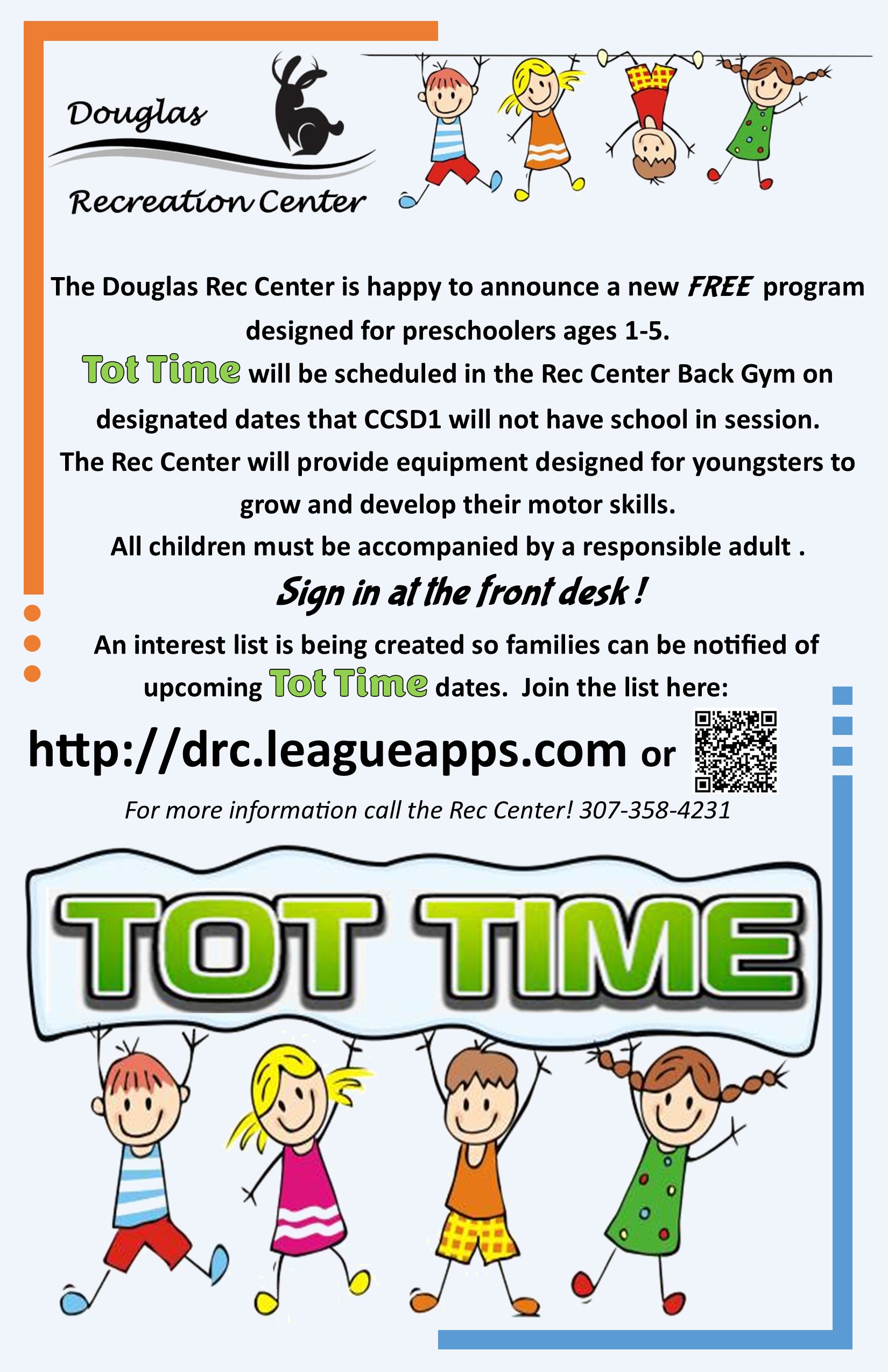 Douglas Rec Center Tot Time Douglas Recreation Center