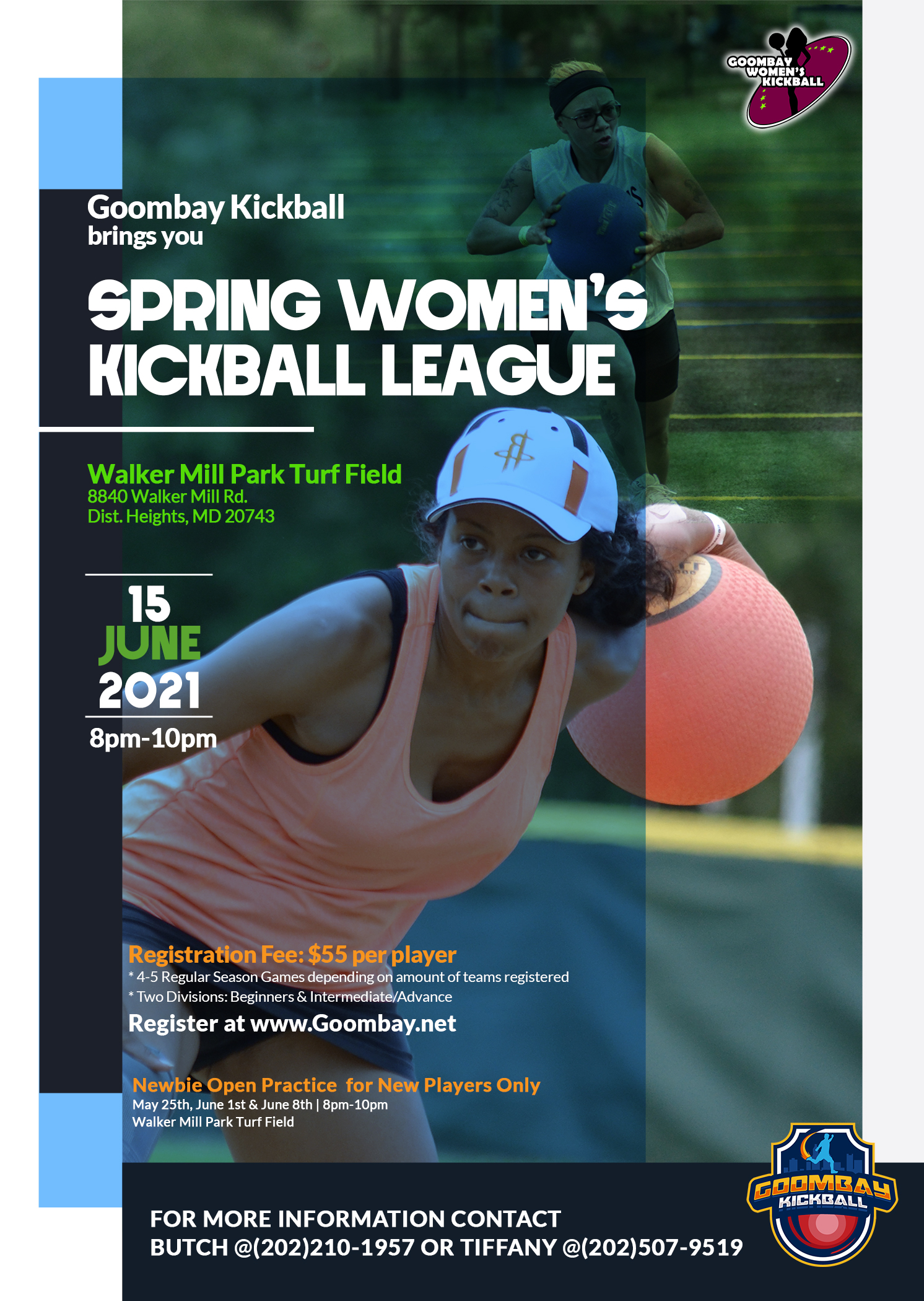The 2021 Goombay Women's Spring Kickball League Goombay DC