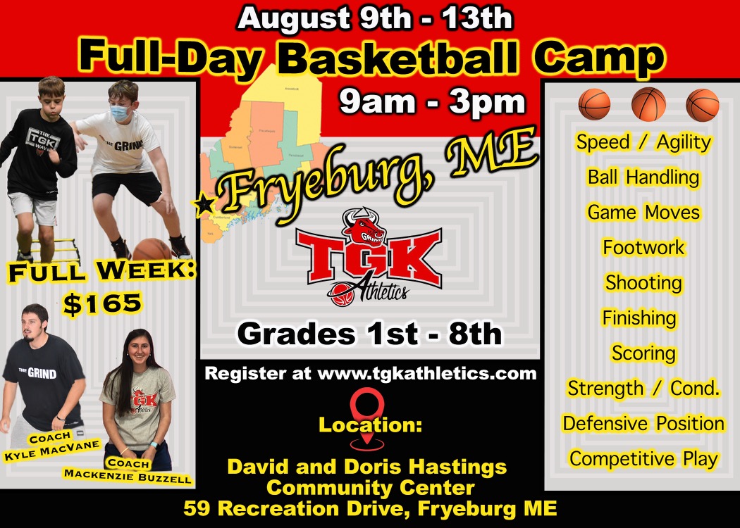 Full Day Basketball Camp Fryeburg TGK Athletics