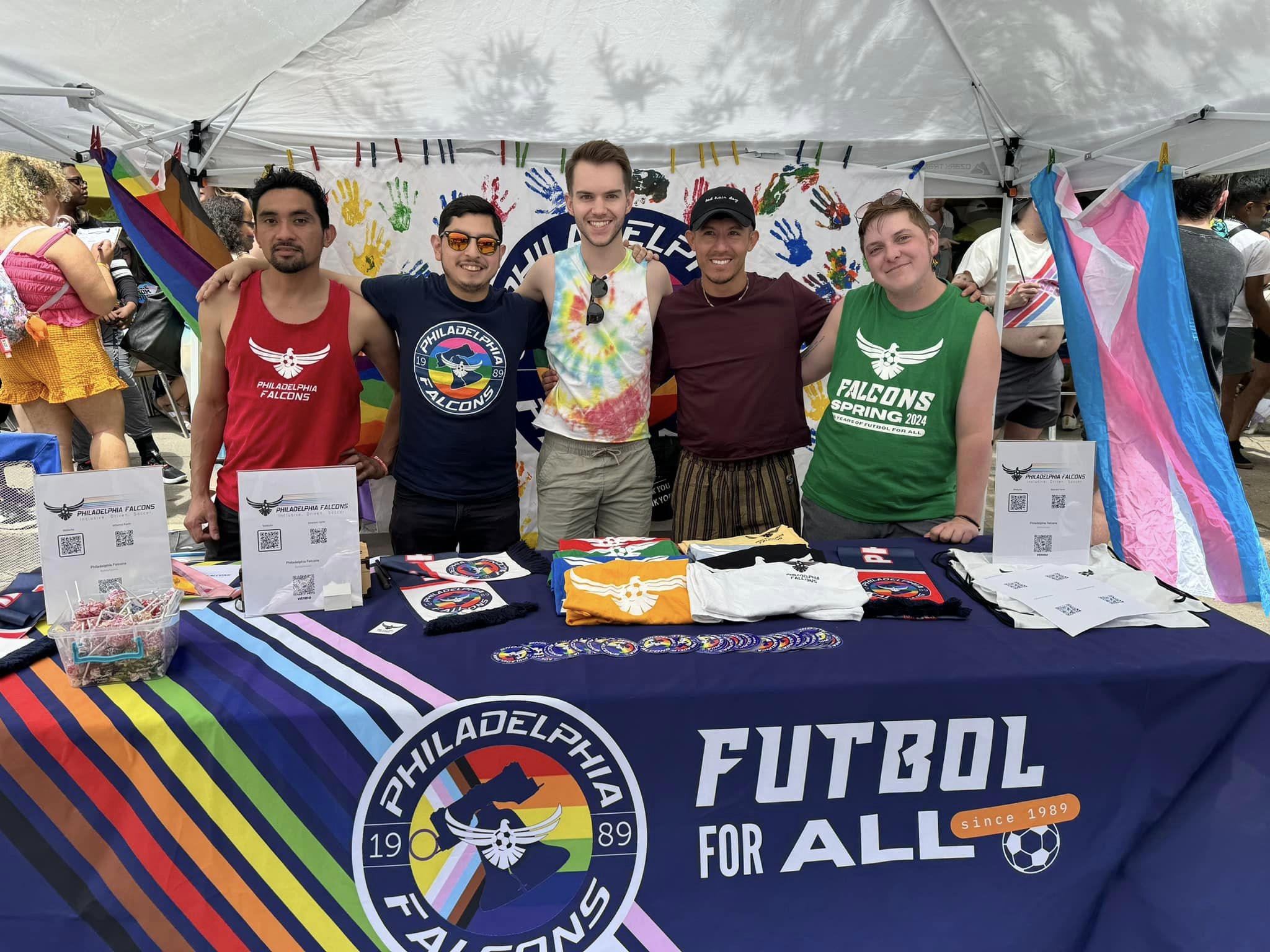 Falcons at Philly Pride