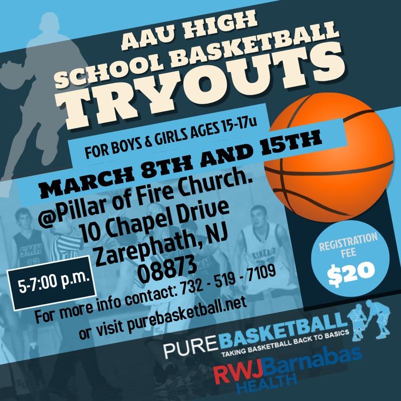 Spring AAU Tryouts 2020 Pure Basketball