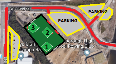 Parking guide for the Julian B. Lane Super Bowl Experience