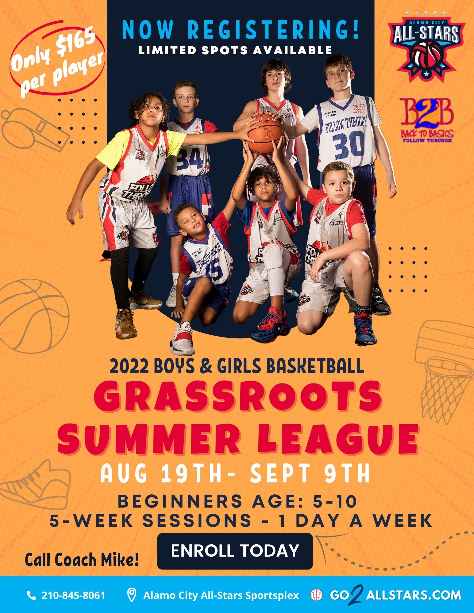 ACA Grass Roots League Summer 2022 Alamo City AllStars Basketball Club