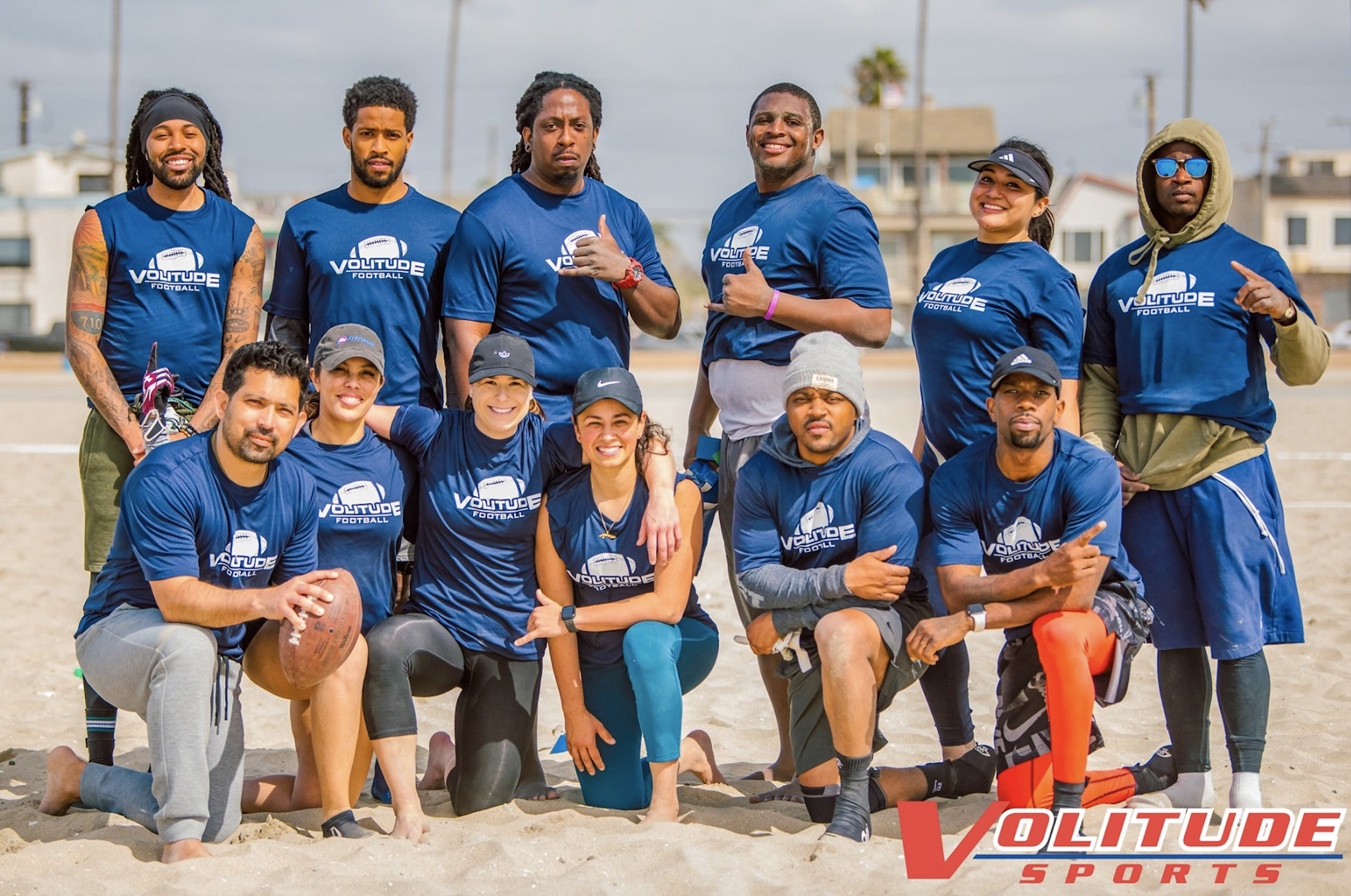 7v7 Coed Beach FLAG Football League in Long Beach - SATURDAY AFTERNOONS  FALL 2022 : Volitude Sports