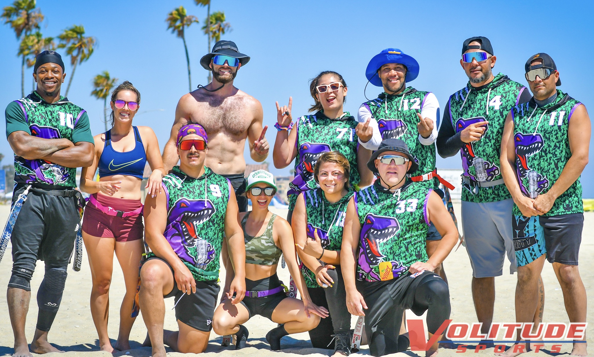 7v7 Coed Beach FLAG Football League in Long Beach - SATURDAY