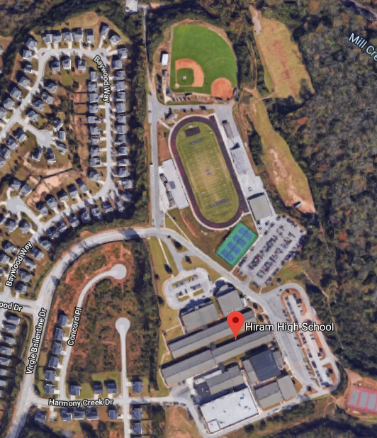 Location details for GAHiram High School Rawlings Tigers