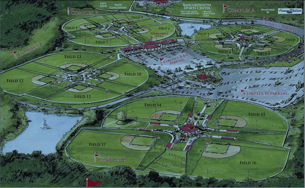 Location details for MSSouthhavenSnowden Grove Park Rawlings Tigers