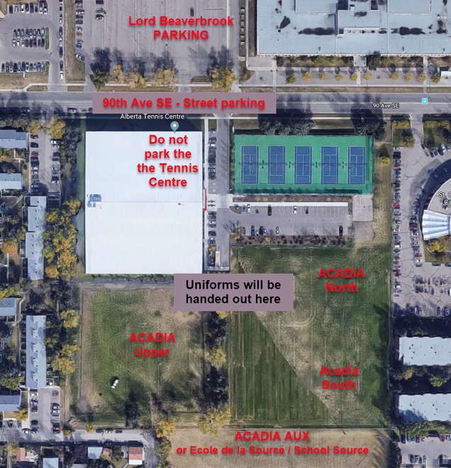 Ciffl Locations Calgary Fall Flag Football