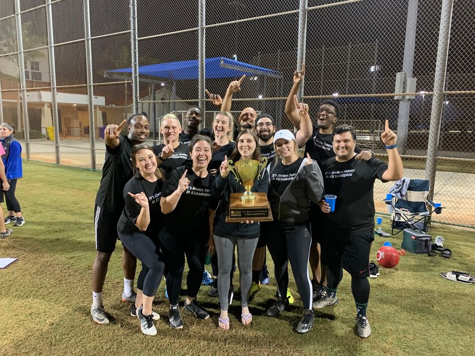 Boca Raton Friday Night CoEd Kickball Summer 2023 CLUBWAKA FL West Palm Beach