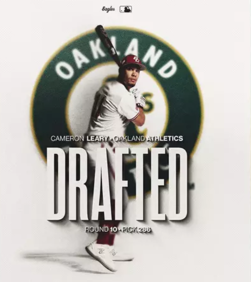 Bethpage Baseball Alumni Cameron Leary Drafted by the Oakland Athletics!