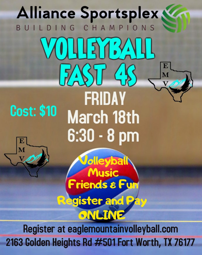 Fast Fours Spring Break Eagle Mountain Volleyball