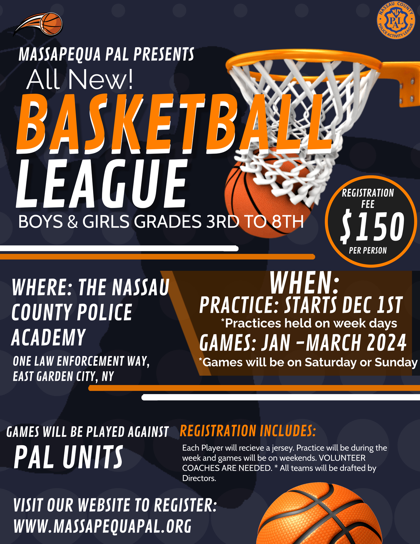 2023 Intramural Basketball: BOYS: GRADE 5th/6th : NCPAL Massapequa