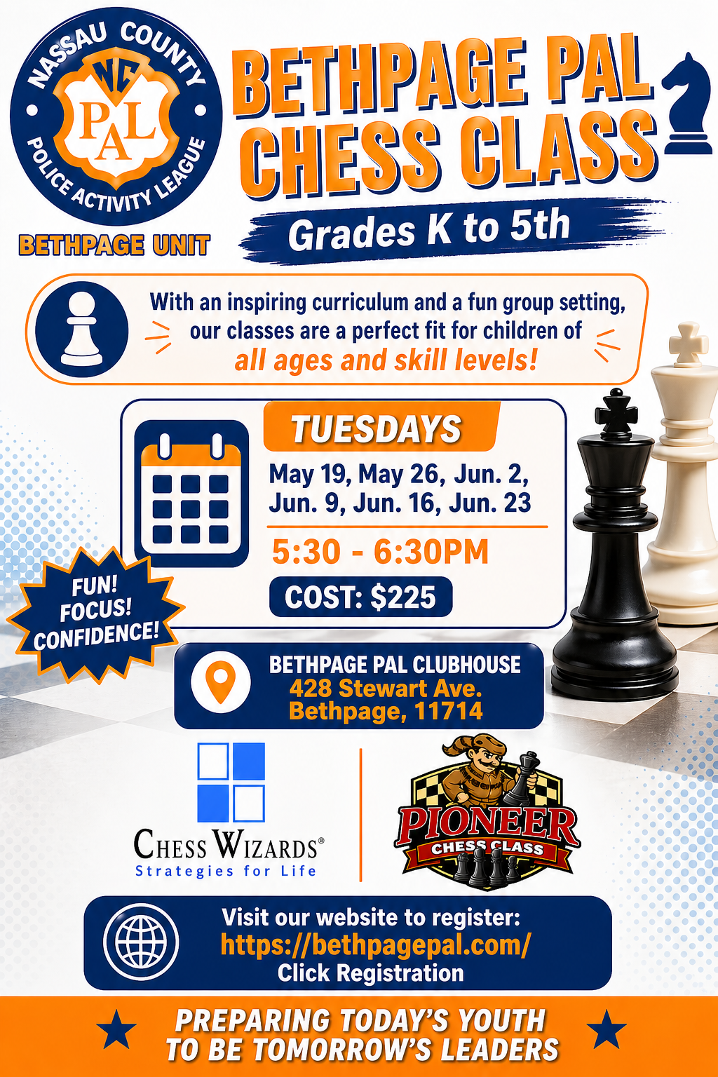 Spring Chess LeagueApps Member Portal