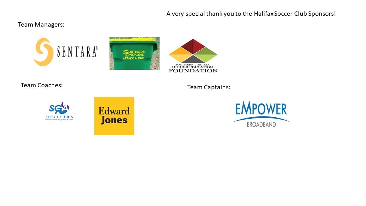 Halifax Soccer Club Programs