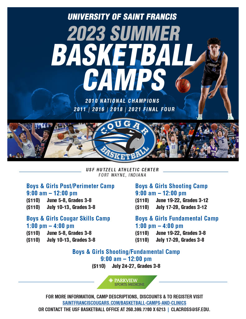 University of Saint Francis Summer Basketball Camps : Club 1 Basketball