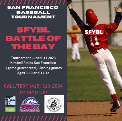 San Francisco Youth Baseball League- SFYBL