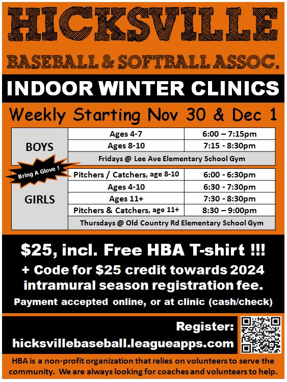 Indoor Winter Clinics
