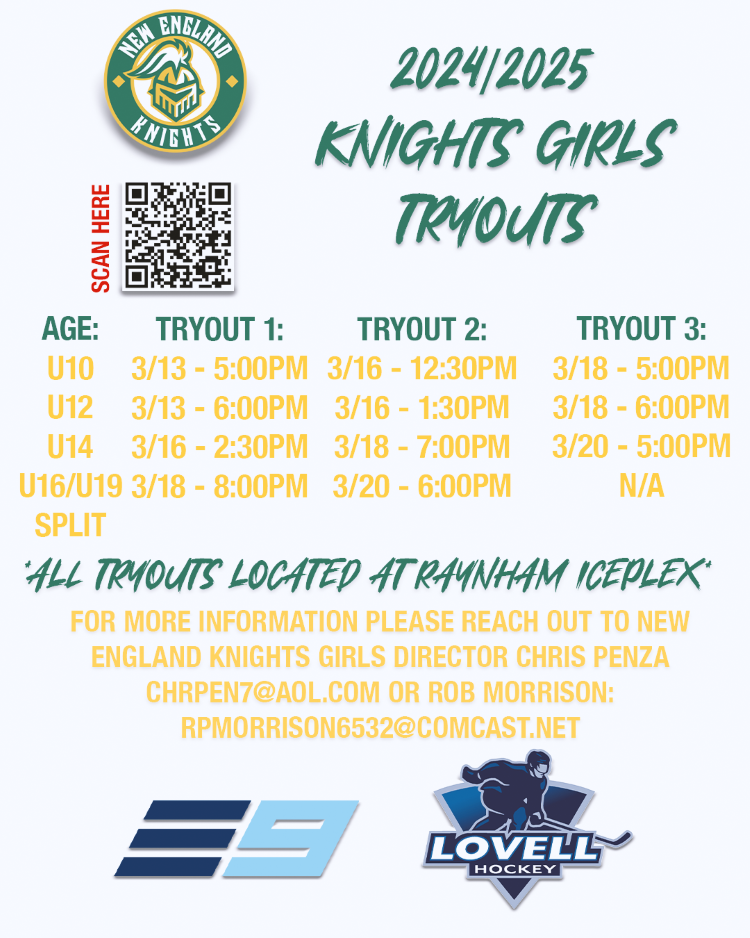 20242025 Tryouts New England Knights