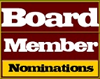 Nominator a member for a board position