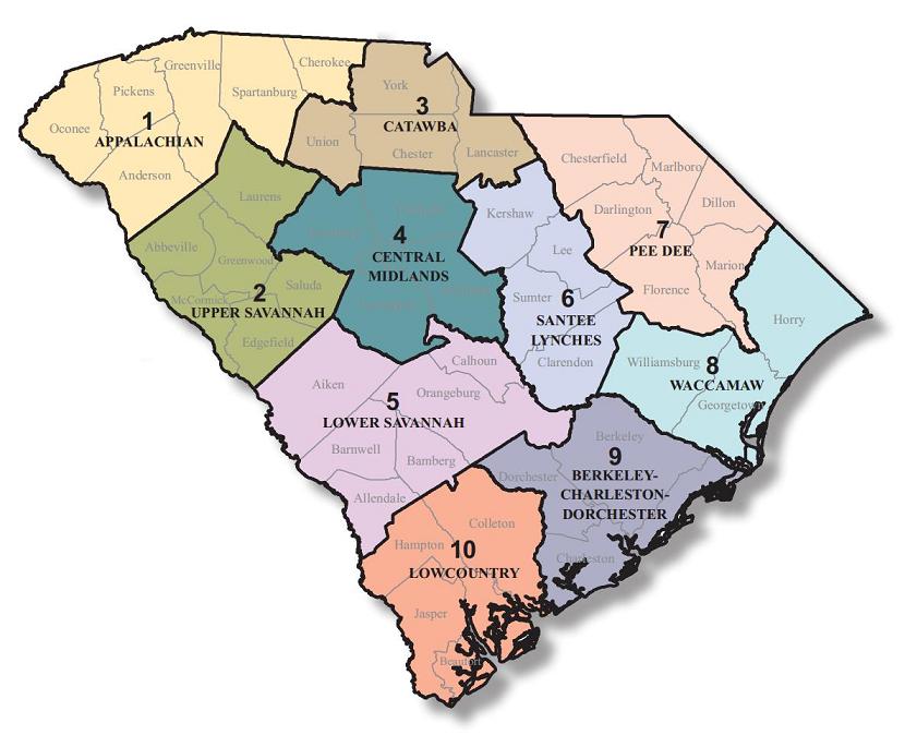 Location details for South Carolina VETSports