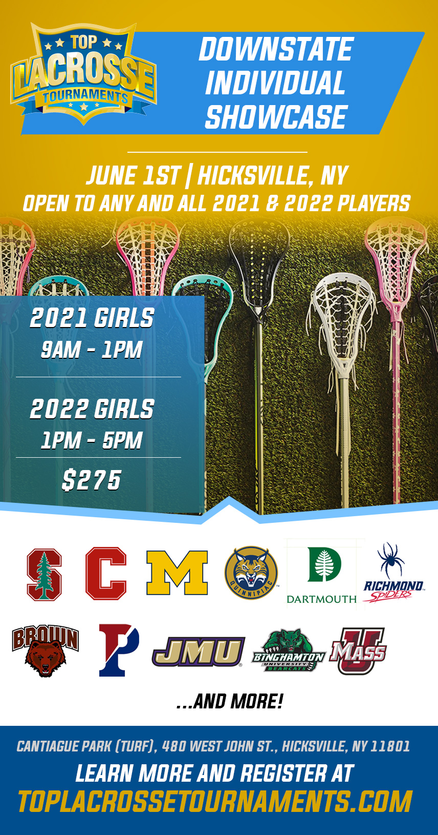 2022 Players Top Lacrosse Tournaments