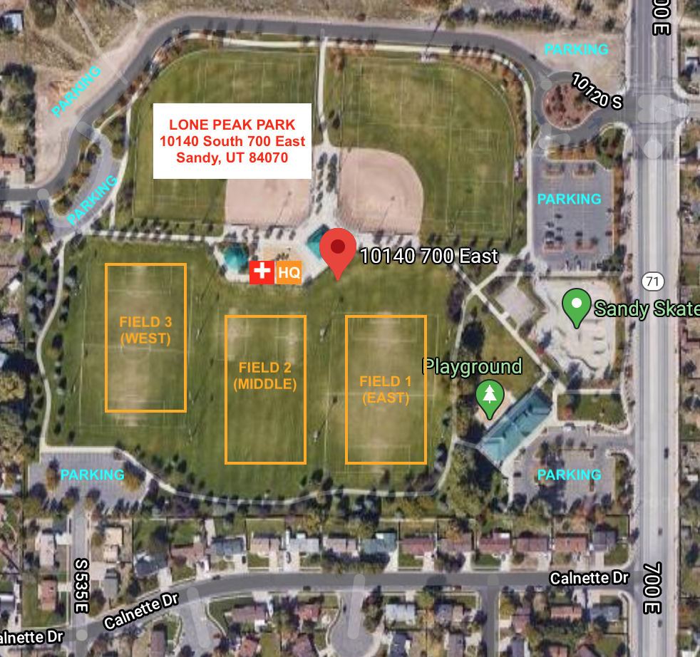 Scc Field Map : Tribe Lacrosse