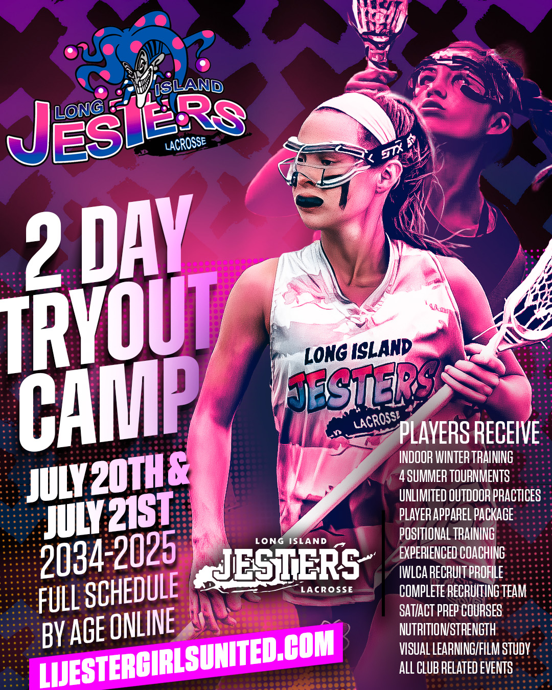 LI Jester Girls United Lacrosse Tryouts 2023 / 2024