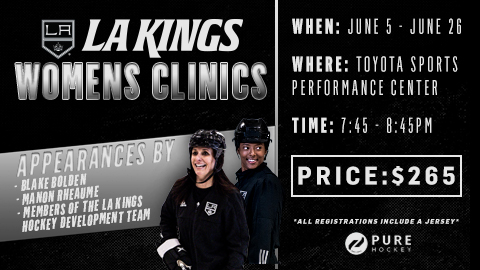 LA Kings Women's Clinic : LA Kings Hockey Development