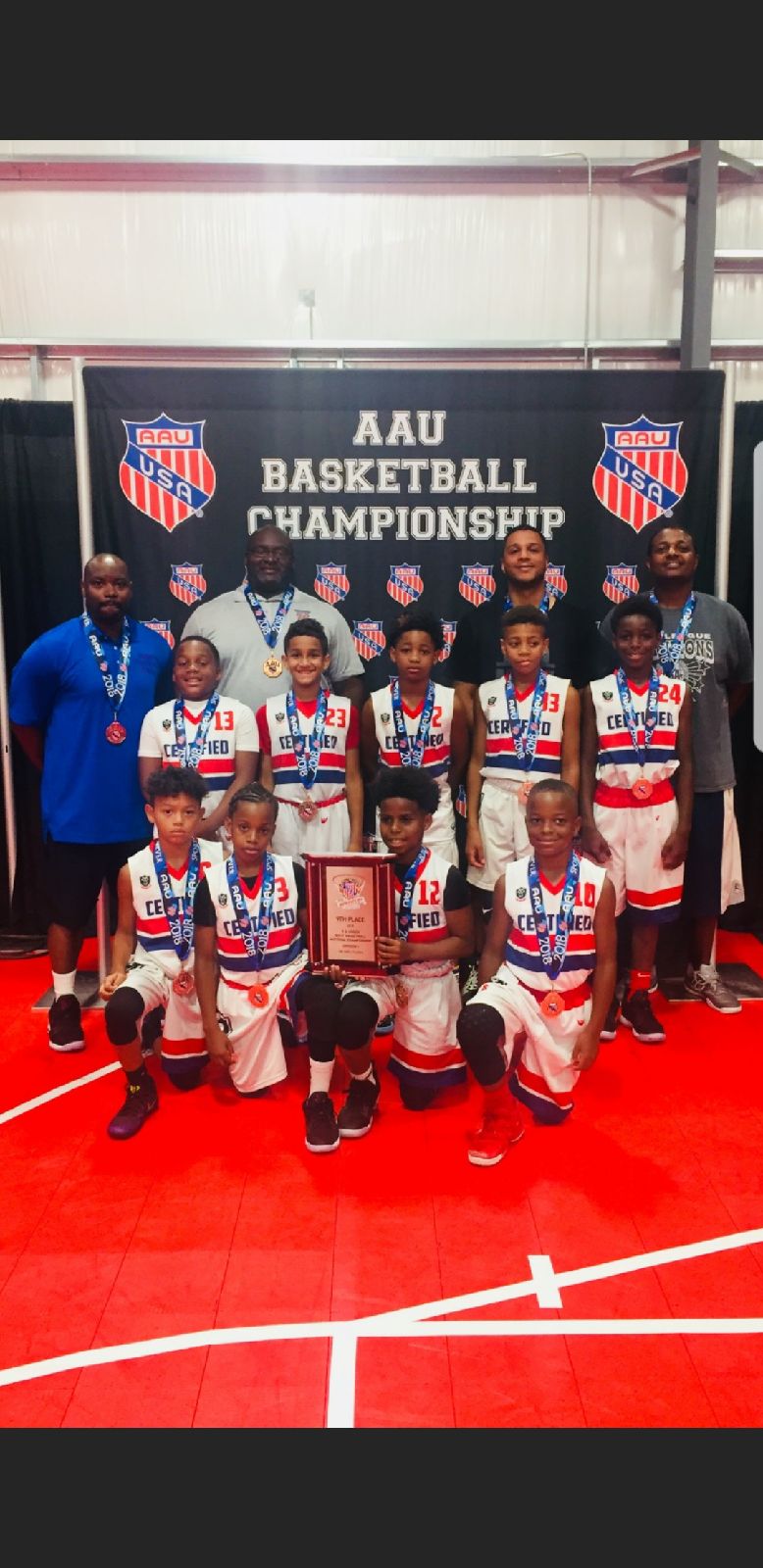 2018 AAU 9u Nationals 9th Place