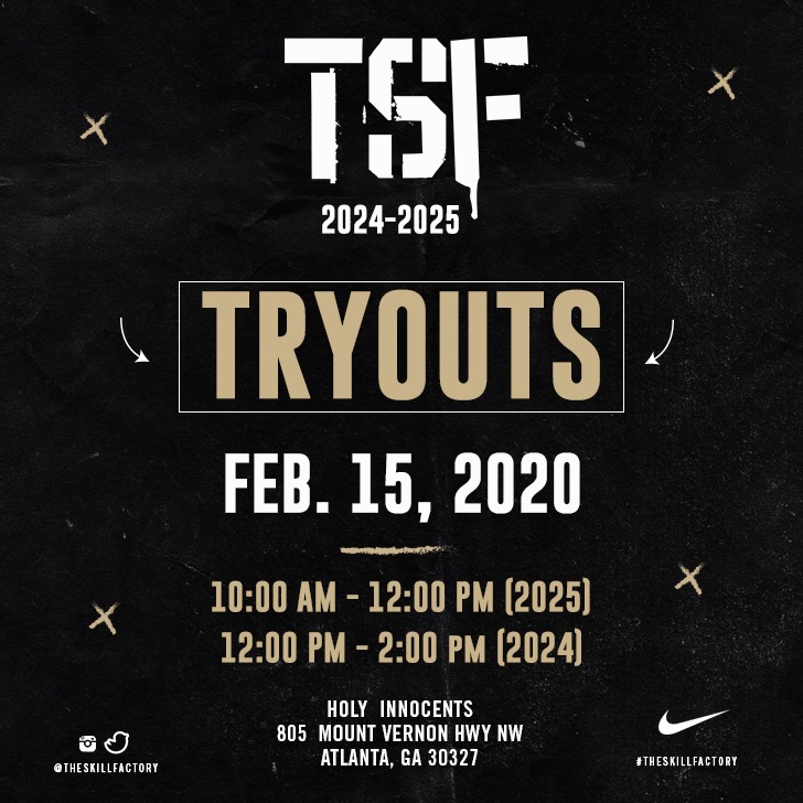 2020 TSF 2024/2025 Tryouts The Skill Factory