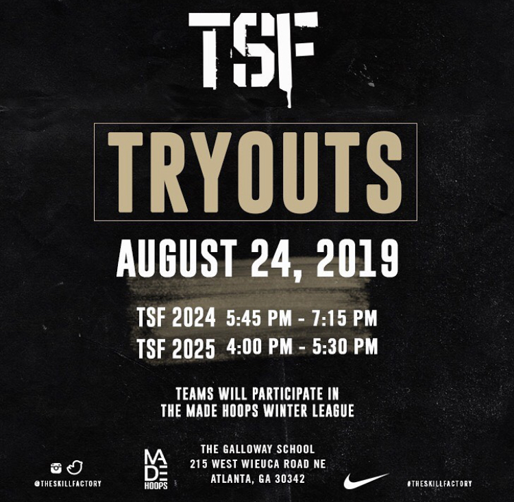TSF 2024 & 2025 Tryouts The Skill Factory
