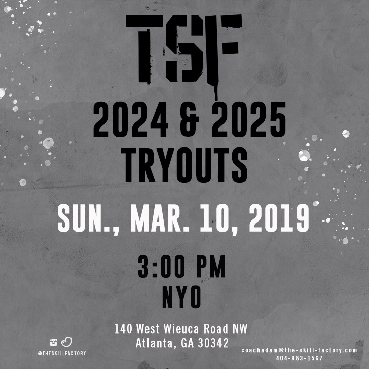 2019 TSF Elite 2024 & 2025 Tryouts The Skill Factory